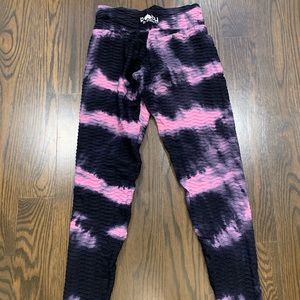 OS Booty by Brabant tie dye full length - black & pink